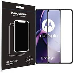 Скло захисне BeCover Motorola Moto G84 Black (710108)