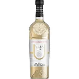 Вино Villa UA Мускат-Траминер белое полусладкое 0.75 л