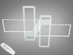 Стельова LED-люстра з пультом 100 ВТ Diasha 5601/B WH