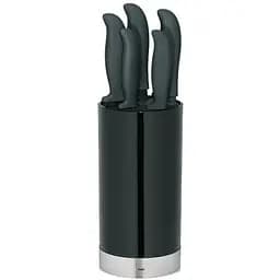 Набір ножів Kela Acida з підставкою 6 предметів чорний (11287)