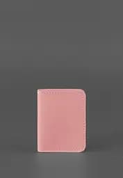 Шкіряна обкладинка для ID-паспорта і водійського повсідчення 4.0 Рожева