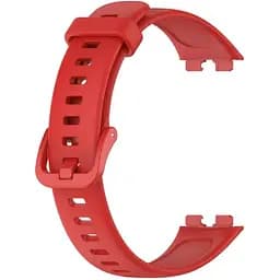 Ремінець DK CDK для Huawei Band 10 Silicone Sport Band Classic (016235) (red) - мініатюра 2