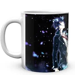 Кружка GeekLand Blue Exorcist синяя Экзорцист Рин BE 02.25 330 мл белая