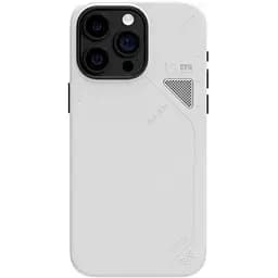 Еко чохол Aulumu A15 Vegan Leather Case White для iPhone 15 Pro
