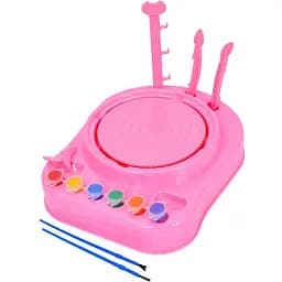 Игровой набор Bambi Pottery Workshop гончарный круг гончарный круг, 2 режима, глина, краски 6 цветов розовый 401A