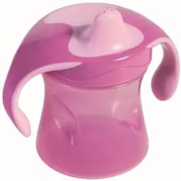 Чашка-непроливайка с ручками Baby-Nova 220 мл розовый (3966043)