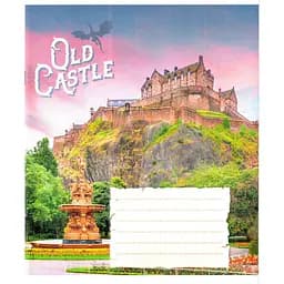 Зошит загальний "Старі замки" Leader 048-600179L-5 у лінію, 48 аркушів (959060)