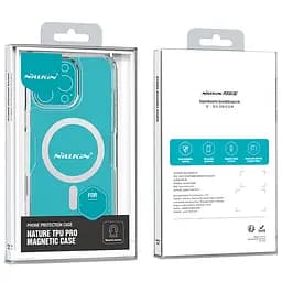 TPU чохол Nillkin Nature Pro Magnetic для Apple iPhone 16 Pro (6.3) Безбарвний (прозорий) - мініатюра 8
