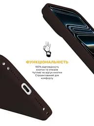 Силиконовый чехол с MagSafe для Apple iPhone 17 Pro Max, ICON2 MagCase, коричневый, противоударный, панель с мягкой подкладкой, защита всего корпуса, поддержка беспроводной зарядки, совместим с защитными стеклами и пленками, ArmorStandart (ARM87084) - мініатюра 4