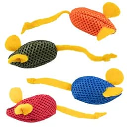 Іграшка м'яка для котів Agility з кошачою м'ятою, мишка різні кольори 6 см (30061-8)