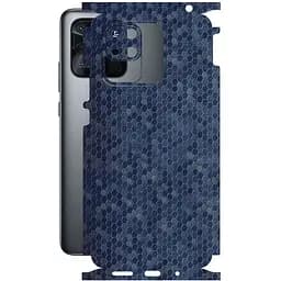 Захисна плівка StatusSKIN для Xiaomi Redmi 10C Корпус Вініл Соти сині