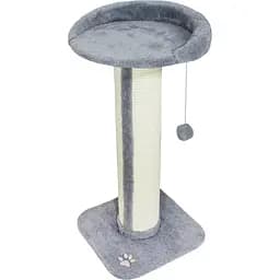 Дряпка для котів Lucky Pet Прана Максі 38х38х77 см сіра