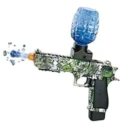 Пістолет 66696 B2-02, автоматичний, акумулятор 3.7V, стріляє орбізами, знімний магазин, зелений