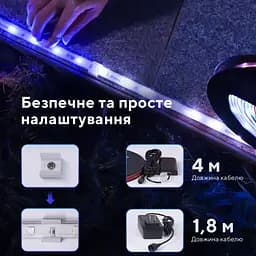 Світлодіодна стрічка Govee Phantasy Outdoor LED RGBIC Strip Lights 10м Білий (H61723D1) - мініатюра 8