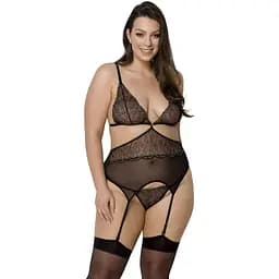 Корсет з пажами Passion Passion Amberly CorSet 4XL/5XL