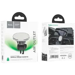 Тримач HOCO H1 Crystal magnetic (air outlet) фіолетовий - мініатюра 3