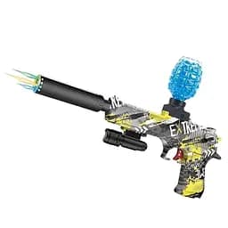 Пістолет G 930-3 D з підсвічуванням, механічний, акумулятор 7.4V, стріляє орбізами, глушник, зелений