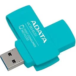 Флеш накопичувач A-DATA USB 3.2 UC310 Eco 128Gb UC310E-128G-RGN зелений