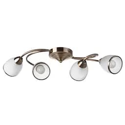 Люстра потолочная Brille классическая E14 60W BZ (LK-166C/4)