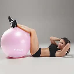 М'яч для фітнесу (фітбол) Cornix 65 см Anti-Burst Light Pink XR-0364 - мініатюра 6
