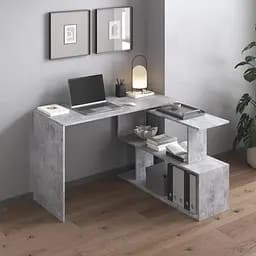 Стіл комп'ютерний Vays поворотний письмовий стіл трансформер M-41 Бетон