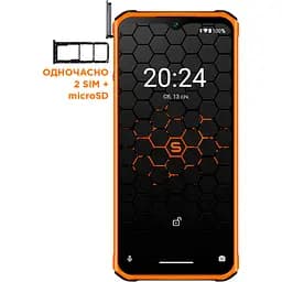 Смартфон Sigma mobile X-treme PQ56 6/128Gb UA-UCRF Black-Orange [101992] - мініатюра 6
