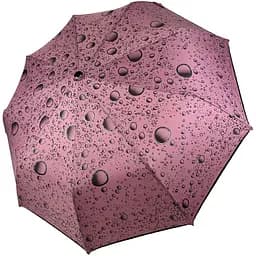 Жіноча складана парасолька напівавтомат Toprain 99 см рожева