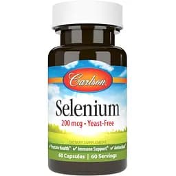 Вітаміни та мінерали Carlson Labs Selenium, 60 капсул