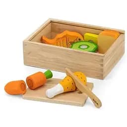 Іграшкові продукти Viga Toys Обід 44542 набір дерев'яних продуктів іграшок