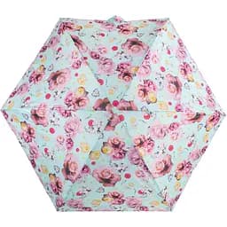 Женский складной зонтик механический Fulton 86 см голубой