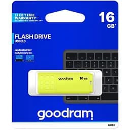 USB флеш накопичувач Goodram 16GB UME2 Yellow USB 2.0 (UME2-0160Y0R11) - мініатюра 3