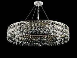Кришталева люстра Splendid Ray L88106/800/10 WT+GD біло-золота 10 ламп E14 діаметр 80 см