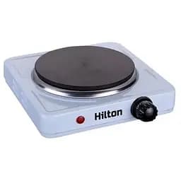 Електроплита Hilton HEC-102, білий, 1000W, 1 комфорка, поворотні перемикачі