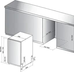 Посудомийна машина Hotpoint Ariston HSIC3T127C - мініатюра 7