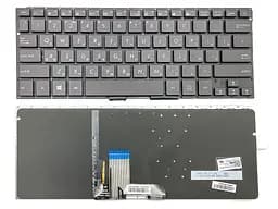 Клавіатура для ASUS ZenBook UX310, UX310UA, UX310UQ, UX310UAK, U4000, RX310 (RU Black без рамки з підсвічуванням). Оригінал