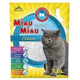 Силікагелевий наповнювач для котячого туалету Miau-Miau, 7,6 л