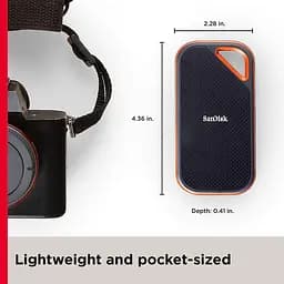 Накопичувач SSD Sandisk SSD Extreme PRO Portable SSD V2 4 TB (SDSSDE81-4T00-G25) - мініатюра 3