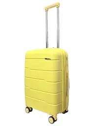 Валіза малий S+ з поліпропілену Milano bag 0305 52л Жовтий - мініатюра 2
