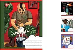 Тетради ученические 18 листов линия. YES Not welcome, 25 шт. в упаковке