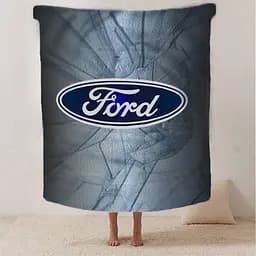 Плед плюшевий подарунковий 3D Ford 160х200 см - мініатюра 2