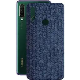 Захисна плівка StatusSKIN для Lenovo K10 Note Корпус Вініл Соти сині - мініатюра 1