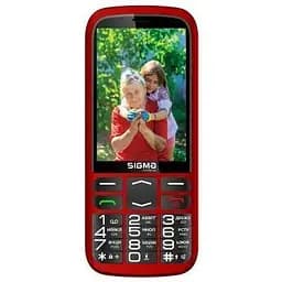 Мобильный телефон Sigma Comfort 50 CF211 DS TYPE-C Red (RU UCRF)
