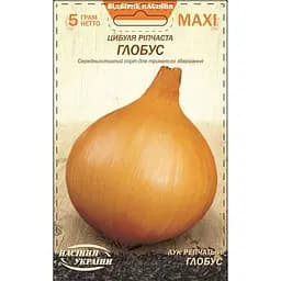 Семена лука Насіння України Maxi Репчатая Глобус 5 г (675100) 