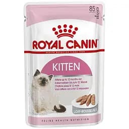 Набір вологого корму для кошенят Royal Canin Kitten Loaf паштет 1.02 кг (12 шт. х 85 г) - мініатюра 3