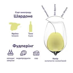 Вино Don Simon Chardonnay біле напівсухе 12% 0.75 л - мініатюра 7