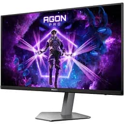 TFT 27" AOC AGON PRO AG276QKD2, QD-OLED, 500Hz, 0,03ms, 2xHDMI, DP, USB-hub, HAS, Pivot, чоро-сірий - мініатюра 3