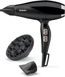BaByliss Фен Air Power Pro, 2300Вт, 3 режими, дифузор, іоніз-я, хол. обдув, кераміка, чорно-рожевий