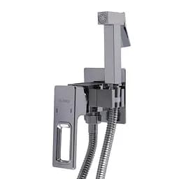 Змішувач гігієнічний Globus Lux PIANO GLPN-0-106MIX однорукий настінний для душу з латунним корпусом хромований