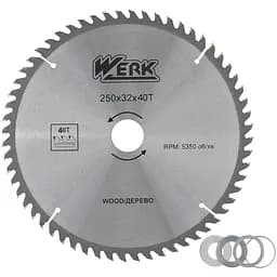 Диск пиляльний Werk 250 x 32 мм (36118)