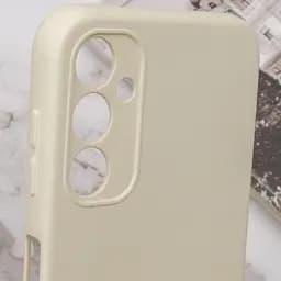 Чохол TPU GETMAN Liquid Silk Full Camera для Samsung Galaxy A24 4G Пісочний / Sand - мініатюра 5